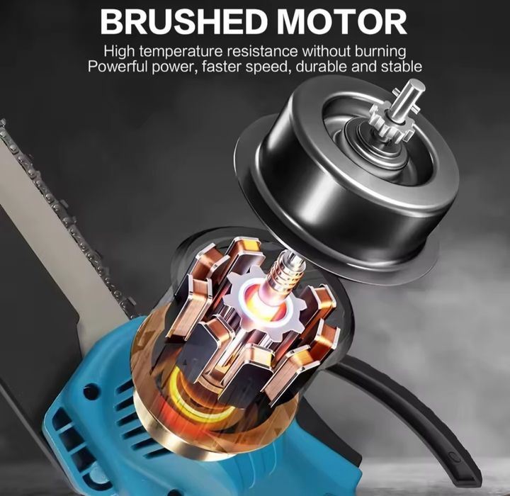 Акумулаторна резачка за дърва и клони с 2 литиевойонни батерии-48v с и