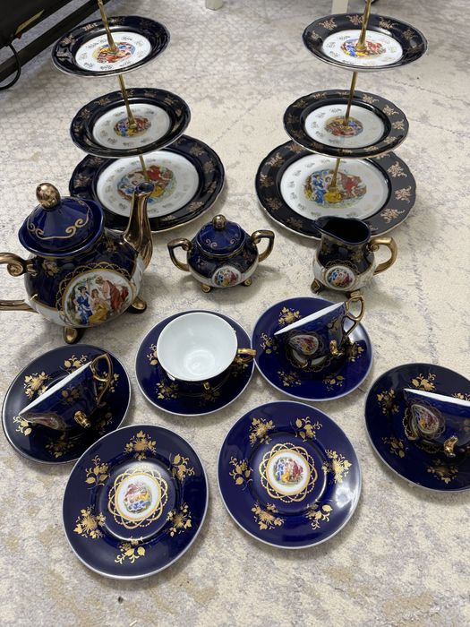 Чайный сервиз кобальт Мадонна