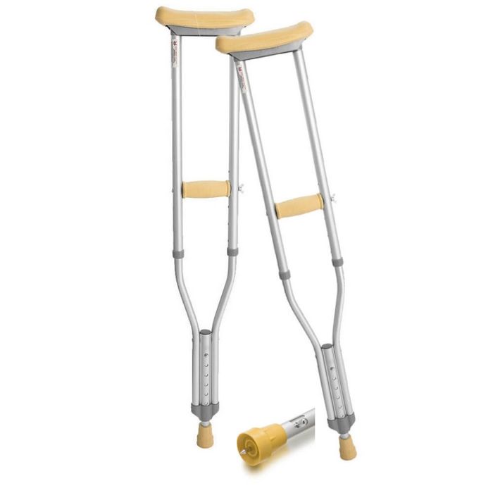 Костыли подмышечные алюминиевые, регулируемые