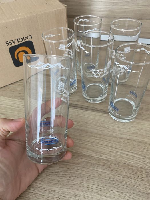 Стъклени чаши 6 броя
