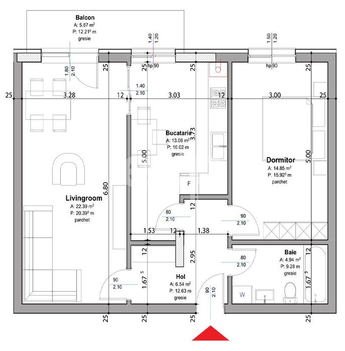 Apartament 2 camere Pitesti | Zona Stadion