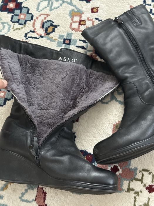 Сапоги натуральная кожа