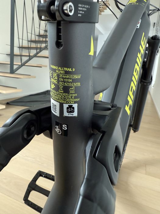 E bike bicicleta electrica mtb Haibike ALLTRAIL 9 i720Wh Marimea S