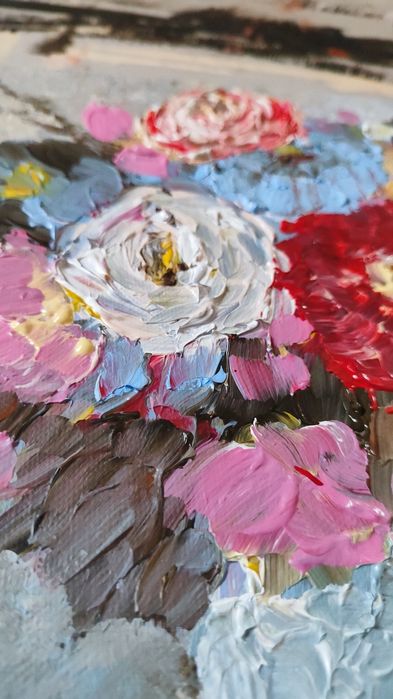 Acrilic pictat pe pânză, 25x30cm