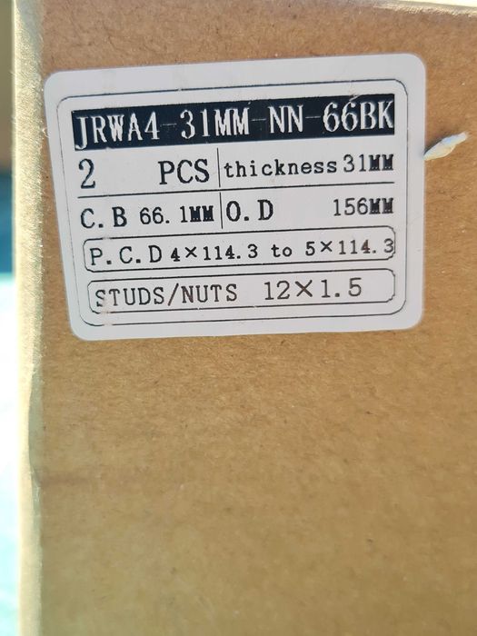 Set Distantiere Adaptoare Japan Racing - 4x114.3 la 5x114.3