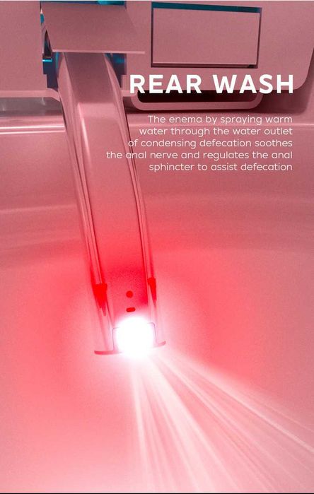 Смарт тоалетна тип "яйце" с биде, подгрев, сушене, масаж