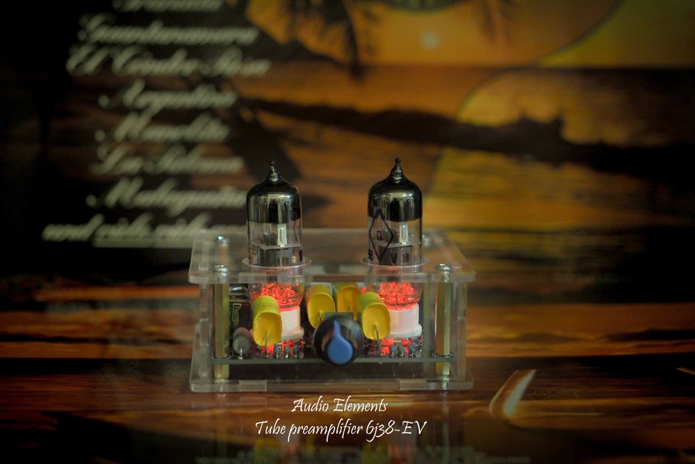 ЛАМПОВ Предусилвател /усилвател/ FEVER 6J38 TUBE PREAMP AMPLIFIER