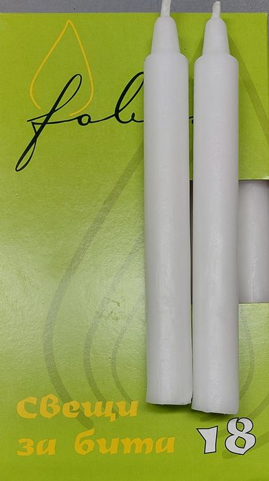 Църковни,Битови и Чаени свещи