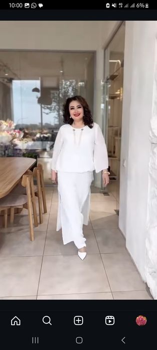 Ақ двойка 1 рет тойға киілген