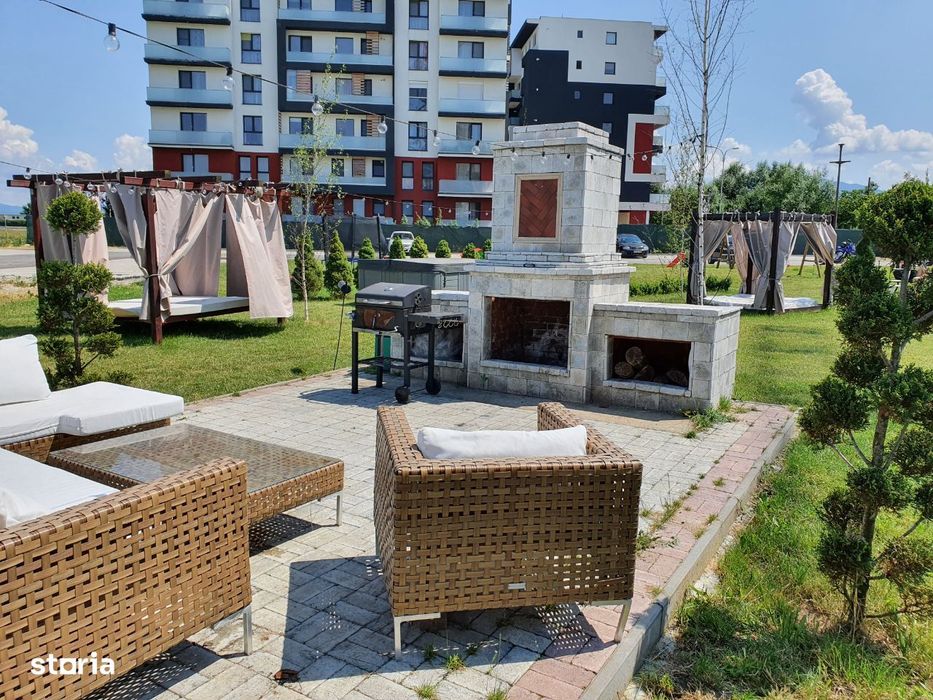Garsoniera, 38.5 mp + 8 mp balcon, bloc nou Brasov, iunie 2027