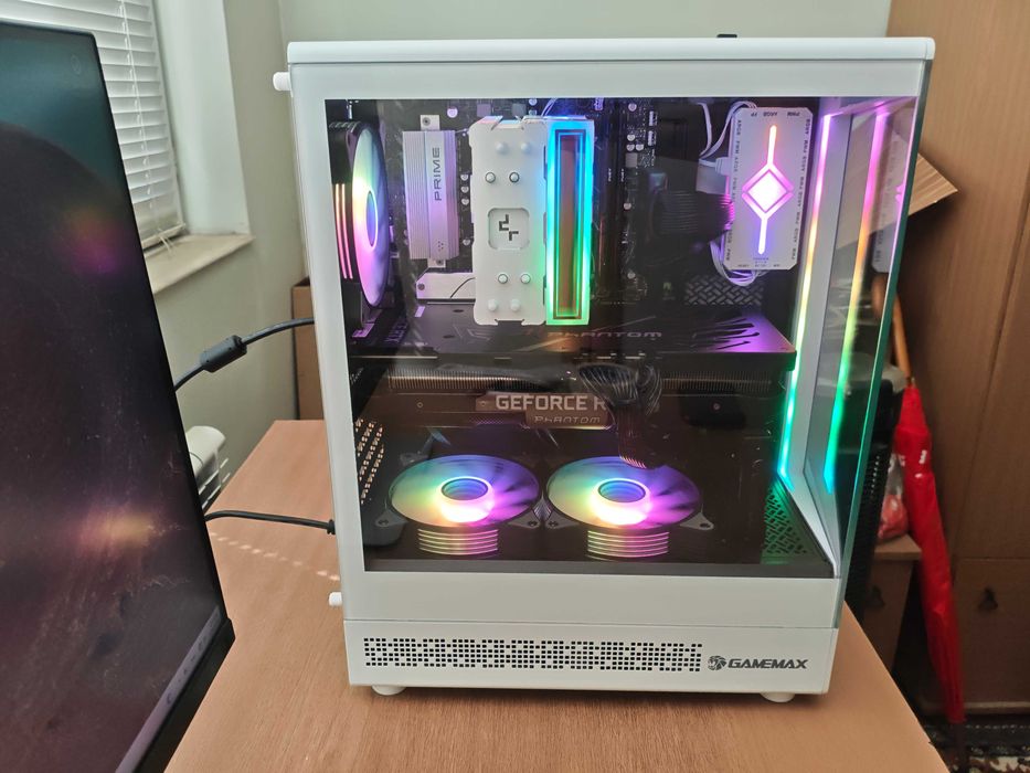 Геймърски компютър, Rtx 3080, Ryzen 7500F, 32gb DDR5, 1tb Nvme, 850W