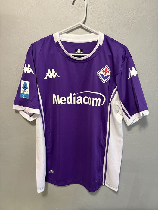 Tricou fotbal Fiorentina - Dragusin - Kappa - M - nou cu eticheta