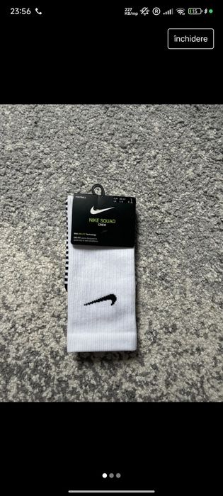 nike sosete alb 38-40