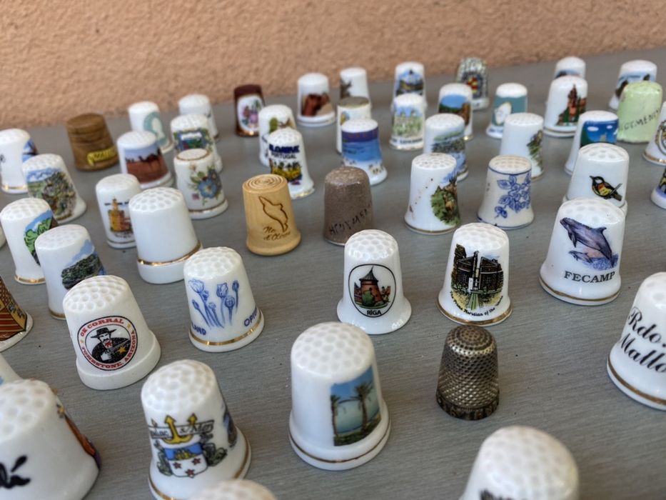 60 броя порцеланови напръстници колекция от цял свят напръстник 000#29