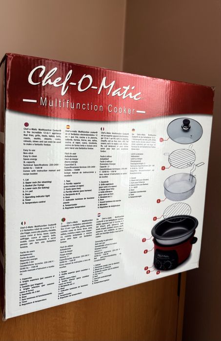 Нов Мултикукър Мултифункционален уред за готвене Chef-o-Matic 12 в 1