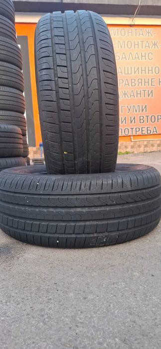 2бр. 225/55/16 Pirelli 7.4mm грайфер, дот 19г. Безплатен монтаж
