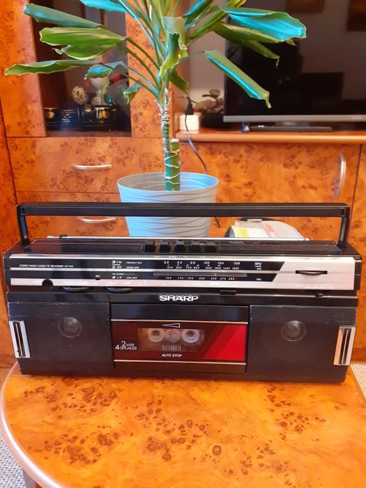 Radiocasetofon Sharp mic boombox