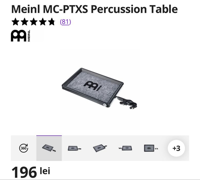 Tava acesorii percutii (stand) Meinl