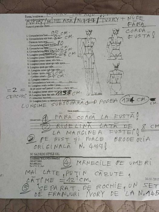 Rochie mireasă A line 2025