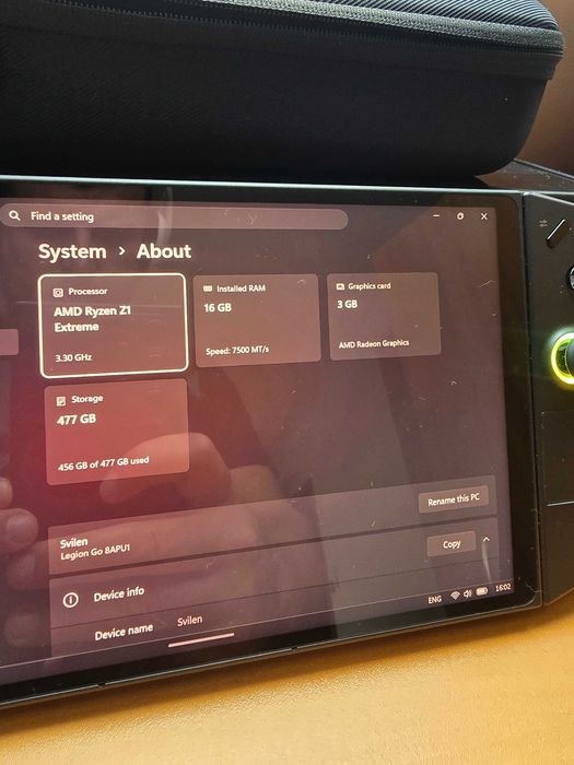 Преносима конзола Lenovo Legion Go