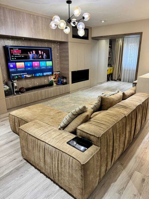 3-комнатная квартира 80 м² Качественный ремонт, мебель и техника