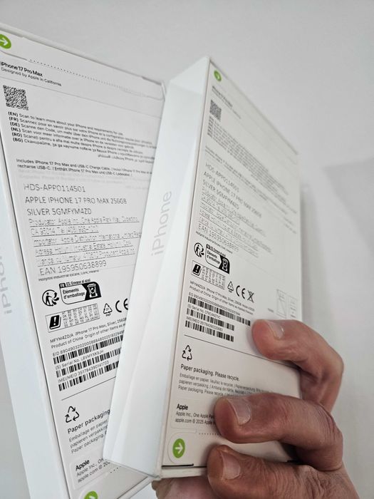 Iphone 17 Pro Max 256 gb nou la cutie Garantie 2 ani schimb.