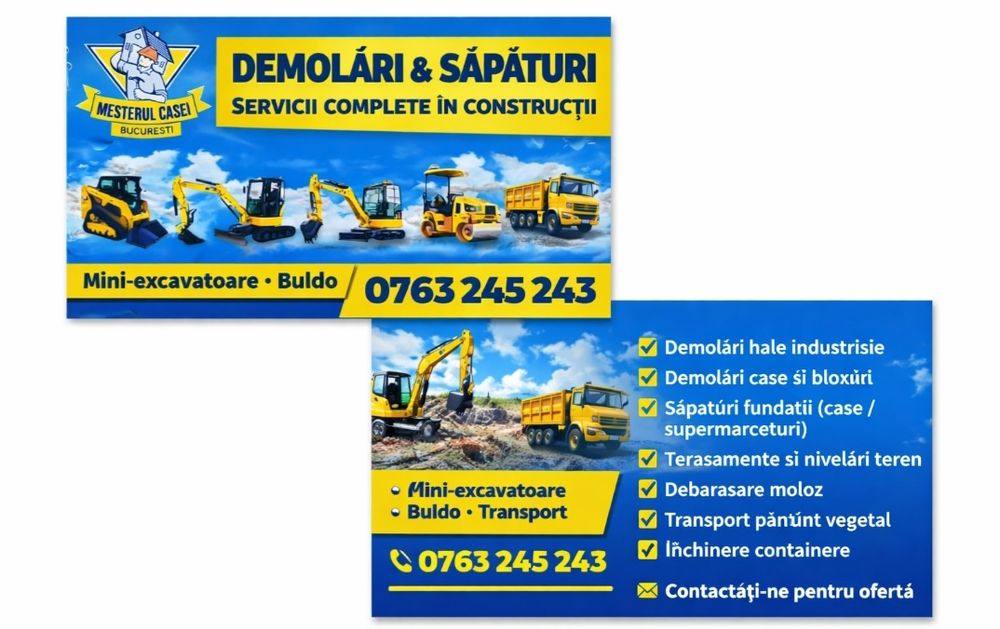 Agregate de balastiera si moloz demolari