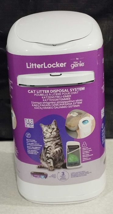 LitterLocker, Coș de gunoi pentru nisipul pisicilor , alb
