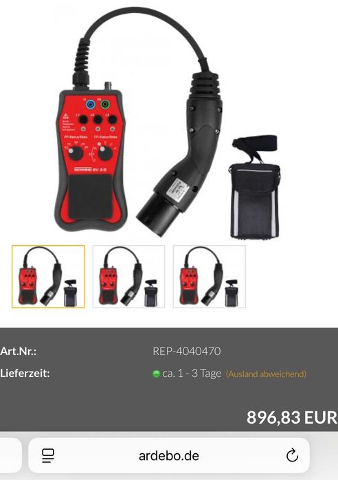 BENNiNG EV 3-2 - Тестер за зарядни станции за електрически превозни ср