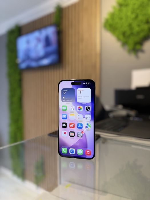 **ATS GSM**iPhone 14 Pro Max 256Gb Purple/Baterie90%/Grad A/Fact+Gar