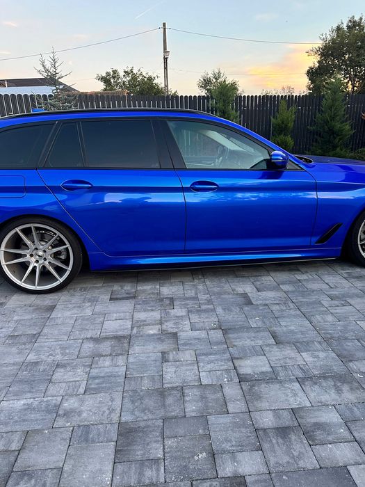 Extensii Praguri Laterale BMW Seria 5 G30 G31 2017+ Negru Lucios