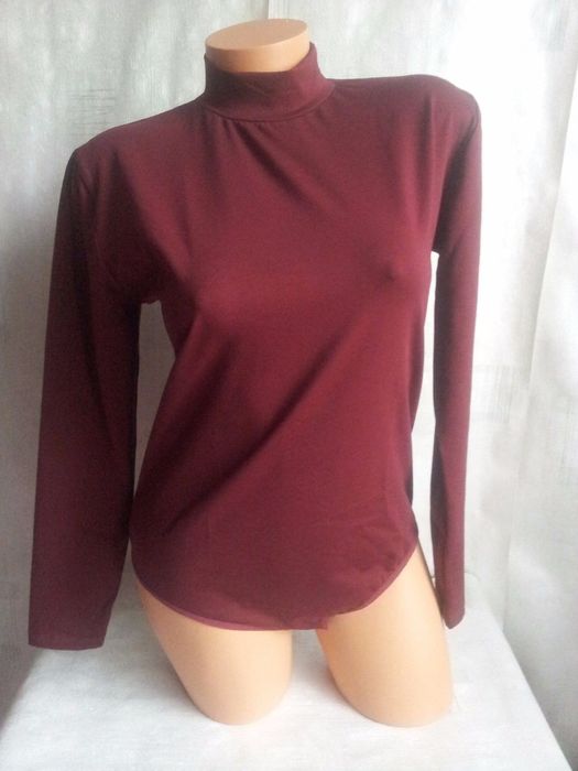 НОВО Боди поло , дълъг ръкав, бикина 4XL, розов, червен,син,графит