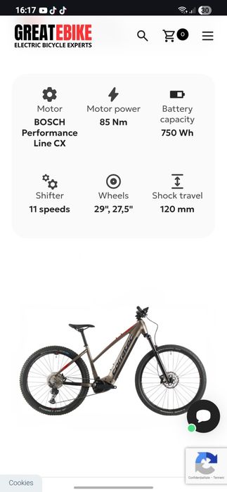 Se vinde bicicleta electrica Corratec E-bike schimb cu scuter 125cc