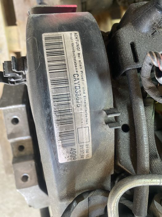 Motor vw audi skoda seat 1.6 tdi cod motor cay euro5 cutie viteze