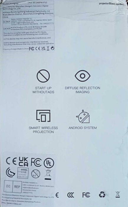 Xming Two  Wimius Videoproiector cu Android configurat full proiector