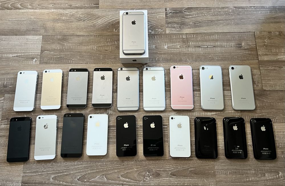 iPhone 3g, 3gs, 4, 4s, 5, 5s, 6, 6s, SE, 7