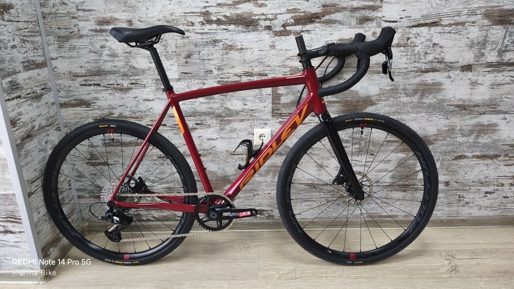 НОВ шосеен/Gravel велосипед Ridley Fenix SLA SRAM Rival/Apex XPLR Fulcrum Rapid Red 500 27.5 Tubeless | M