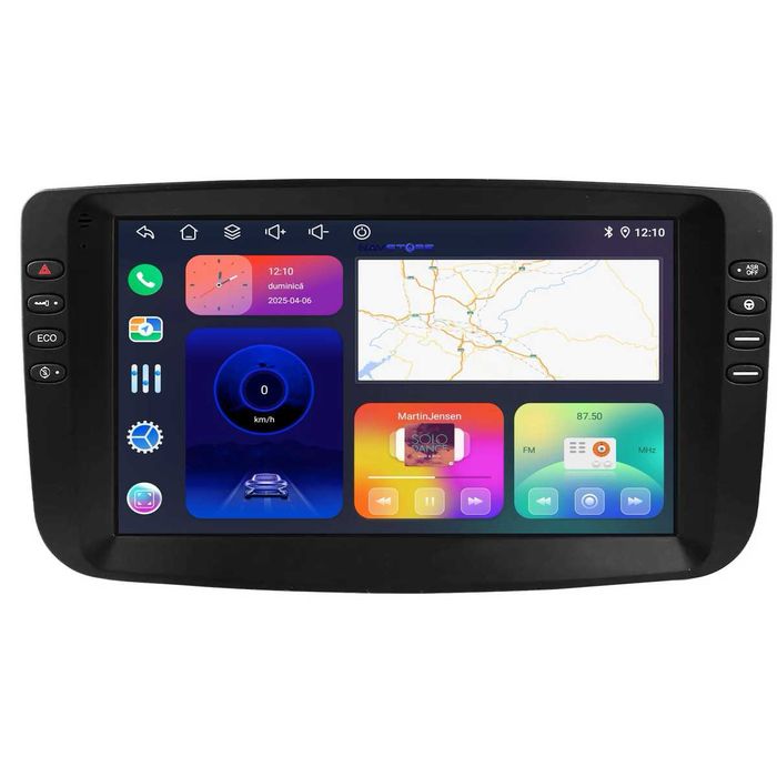 Navigatie Dedicata Fiat Linea, Punto (2012-2018), 9Inch, WiFi, Carplay