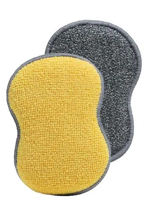 Губка двухсторонняя с антибактериальным эффектом — чистота и удобство