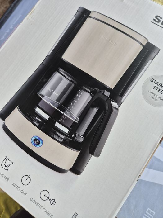 Кафемашина Severin, KA 9575, 1000 W, Бежава/бяла
