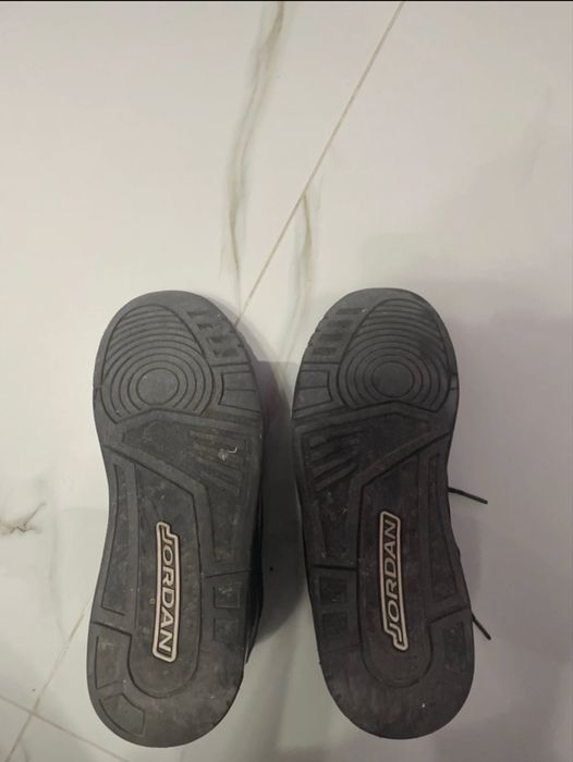 Papuci jordan 3 black cat