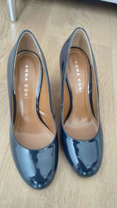 Pantofi Anna Cori piele lacuita