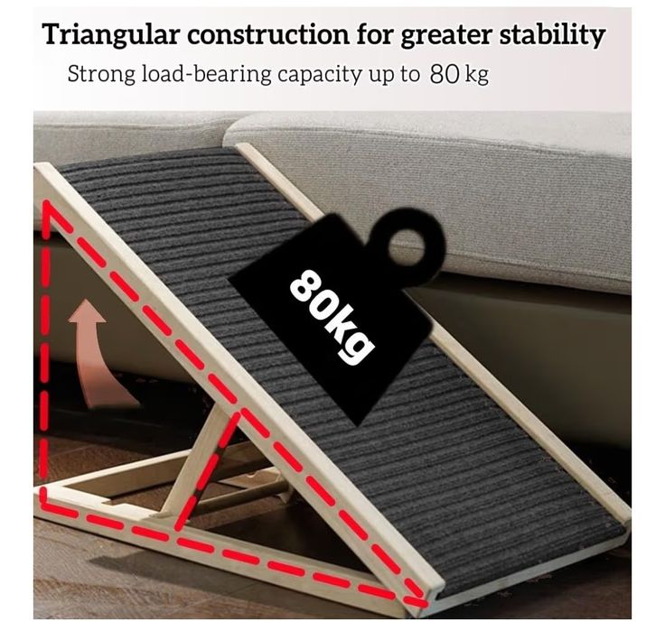 Кучешка сгъваема стълба 70см