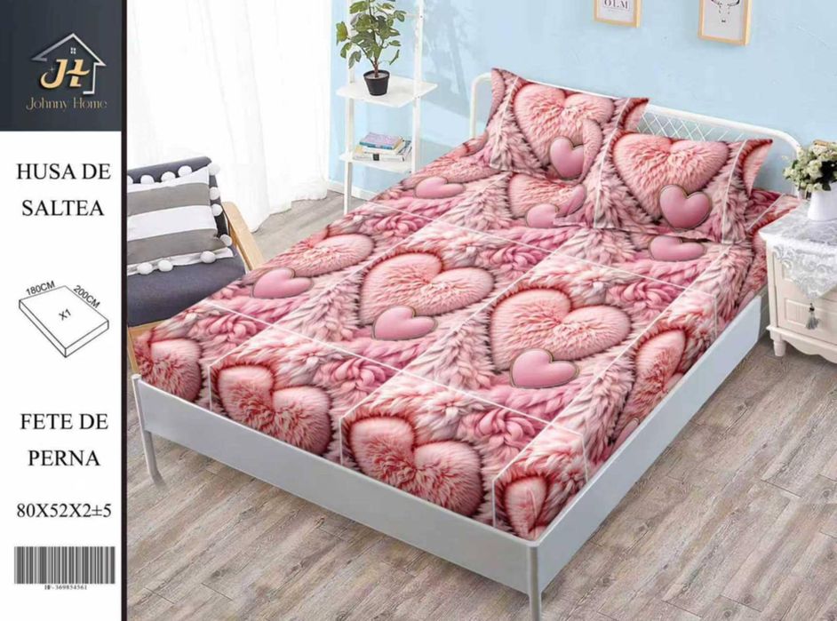 Lenjerie de pat digitala 3 piese finet