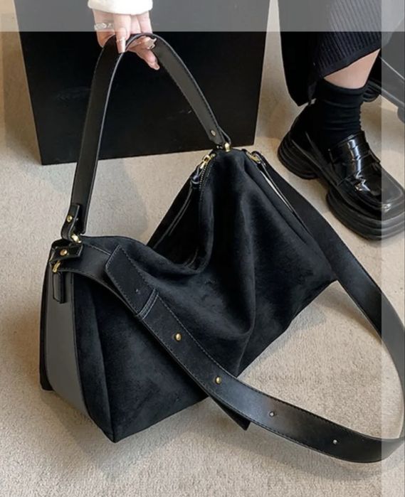 Сумка из искусственной замши