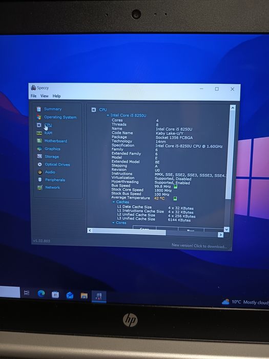 HP Probook 450 G5 16ram/I5/SSD