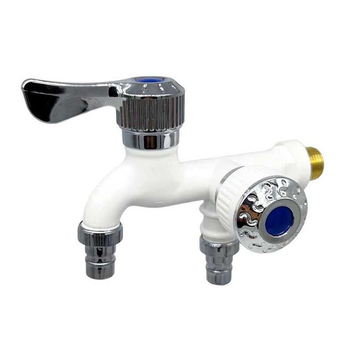 Robinet verde sau alb cu 2 iesiri Nou ambalat!