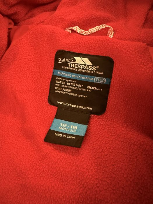 Космонавт tresspass за момиче 12-18м