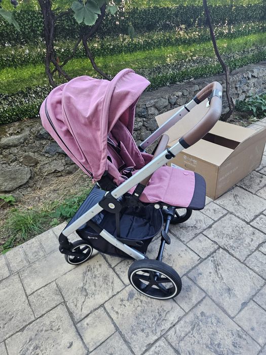 Cybex Balios S Lux детска количка розов цвят magnolia pink
