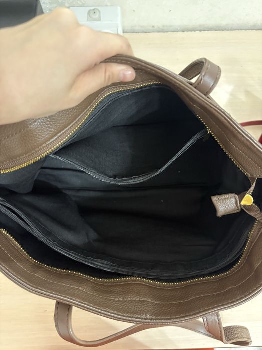 сумка new six коричневая